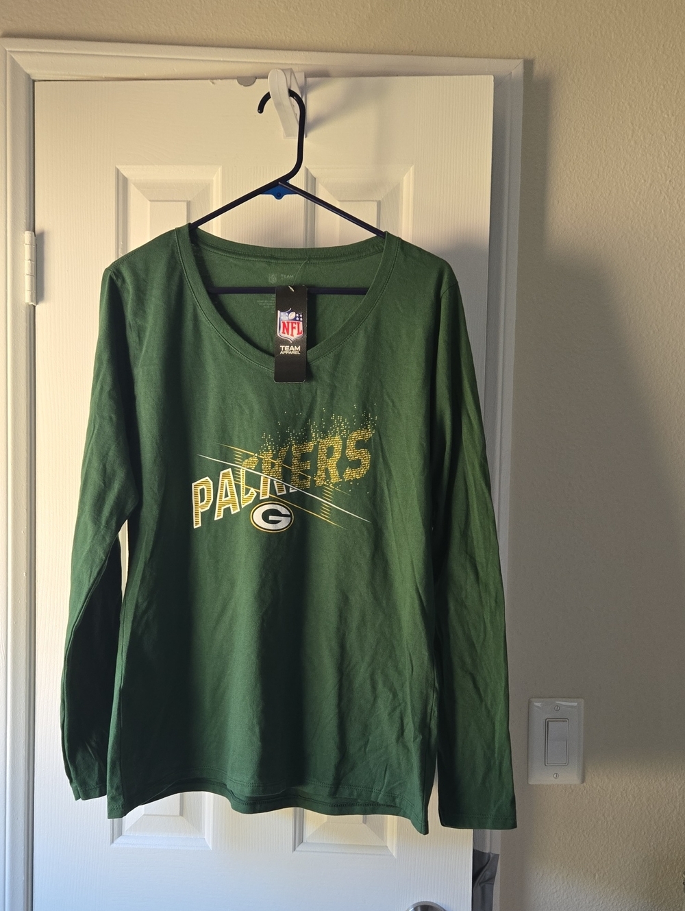 Green Bay Packers Tee - NFL Team Apparel - LG NWT